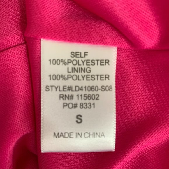 LUSH Small Maxi Dress Sexy Hot Pink LD41060-S08 - Picture 5 of 6